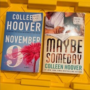 Colleen Hoover Book Set - November 9 and Maybe Someday